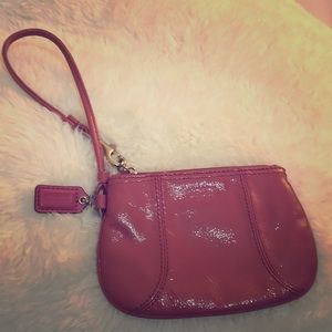 Pink Coach Wristlet 💖💘💝
